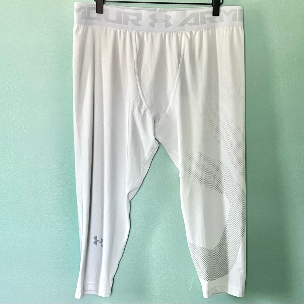 NWT Under Armour HeatGeat Compression 3/4 Length Leggings Size 2XL